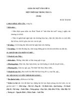 Giáo án Ngữ văn 11 tuần 31 bài: Một thời đại trong thi ca  Hoài Thanh