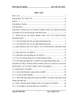 Một số giải pháp mở rộng hoạt động cho vay KHCN tại ngân hàng đầu tư và phát triển việt nam chi nhánh thái bình (BIDV)  