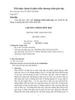 Tieu luan mon hoc phat trien CTGD - HVQLGD - Pho thong 2018 (1) (3)