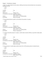 Test bank managing for quality and performance excellence  10e ch1 