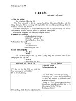 Giáo án Ngữ văn 12 tuần 9: Việt Bắc ( Phần hai: tác phẩm)