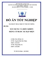 XÂY DỰNG VÀ ĐIỀU KHIỂN ĐỘNG CƠ BLDC XE ĐẠP ĐIỆN