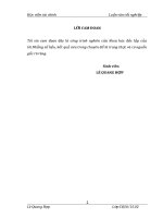 Tín dụng đối với hộ sản xuất,kinh doanh tại ngân hàng chính sách xã hội huyện thọ xuân tỉnh thanh hóa 