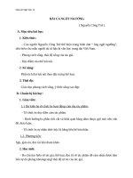 Giáo án Ngữ văn 11 tuần 4: Bài ca ngất ngưởng