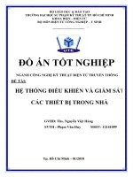 He thong dieu khien va giam sat cac thiet bi trong nha