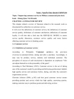 Improving customer service in military commercial join stock bank – hoang quoc viet branch