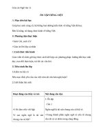 Giáo án Ngữ văn 11 tuần 34: Ôn tập Tiếng Việt