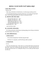 Giáo án Ngữ văn 12 tuần 5: Phong cách ngôn ngữ khoa học