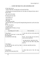 Giáo án Ngữ văn 11 tuần 28: Luyện tập thao tác lập luận bình luận