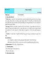 Giáo án Ngữ văn 12 tuần 9: Việt Bắc ( Phần hai: tác phẩm)
