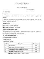 Giáo án Ngữ văn 12 tuần 25 bài: Một người Hà Nội