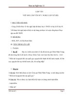 Giáo án Ngữ văn 11 tuần 1: Viết bài làm văn số 1: Nghị luận xã hội