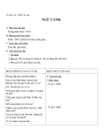 Giáo án Ngữ văn 11 tuần 10: Ngữ cảnh