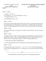 Để thi thử tuyển sinh lớp 10 môn Toán