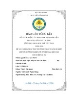 Chống thất thu thuế thu nhập doanh nghiệp đối với các doanh nghiệp lớn ở việt nam hiện na 