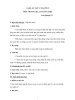 Giáo án Ngữ văn 12 tuần 29 bài: Hồn Trương Ba da hàng thịt  Lưu Quang Vũ