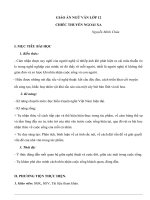 Giáo án Ngữ văn 12 tuần 24 bài: Chiếc thuyền ngoài xa  Nguyễn Minh Châu