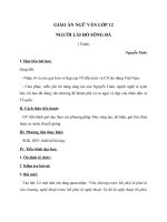 Giáo án Ngữ văn 12 tuần 16 bài: Người lái đò sông Đà  Nguyễn Tuân