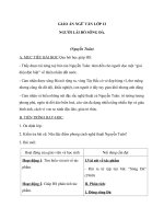 Giáo án Ngữ văn 12 tuần 16 bài: Người lái đò sông Đà  Nguyễn Tuân