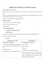 Giáo án Ngữ văn 12 tuần 1: Nghị luận về một tư tưởng, đạo lí