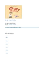 10 vạn câu hỏi vì sao