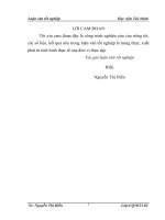 Hoàn thiện công tác kế toán thu chi ngân sách xã tại xã lĩnh sơn, huyện anh sơn, tỉnh nghệ an 