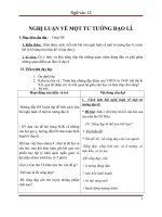 Giáo án Ngữ văn 12 tuần 1: Nghị luận về một tư tưởng, đạo lí