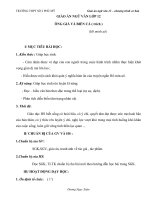 Giáo án Ngữ văn 12 tuần 28 bài: Ông già và biển cả  Hê Minh Uê
