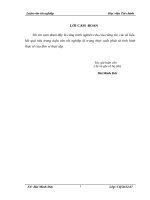 Hoàn thiện quy trình kiểm toán chu kỳ huy động vốn và hoàn trả trong kiểm toán báo cáo tài chính do công ty TNHH tư vấn thuế, kế toán, kiểm toán AFC chi nhánh phía bắc thực hiện 