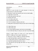 Một số giải pháp nâng cao năng lực cạnh tranh của công ty TNHH may xuất khẩu thái hưng 