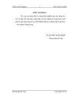 Ảnh hưởng của chính sách tiền tệ đến chất lượng tín dụng của ngân hàng thương mại cổ phần đầu tư và phát triển việt nam  – chi nhánh thăng long năm  2014 – 2015 