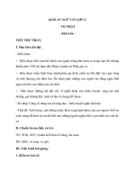 Giáo án Ngữ văn 12 tuần 21 bài: Vợ Nhặt  Kim Lân