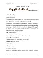 Giáo án Ngữ văn 12 tuần 28 bài: Ông già và biển cả  Hê Minh Uê