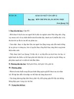 Giáo án Ngữ văn 12 tuần 29 bài: Hồn Trương Ba da hàng thịt  Lưu Quang Vũ