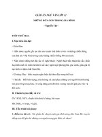 Giáo án Ngữ văn 12 tuần 23 bài: Những đứa con trong gia đình  Nguyễn Thi