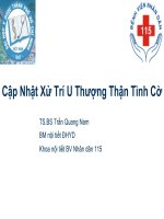 Cập Nhật Xử Trí U Thượng Thận Tình Cờ