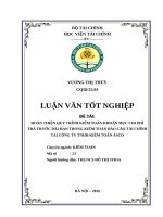 Hoàn thiện quy trình kiểm toán khoản mục chi phí trả trước dài hạn trong kiểm toán báo cáo tài chính tại công ty TNHH kiểm toán ASCO