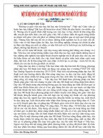 Sáng kiến kinh nghiệm môn mĩ thuật: Một số biện pháp dạy học Mĩ thuật theo phương pháp mới