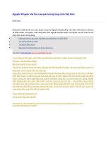 Nguyễn khuyến nhà thơ của quê hương làng cảnh việt nam