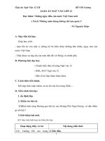 Giáo án Ngữ văn 12 tuần 17 bài: Những ngày đầu của nước Việt Nam mới  Võ Nguyên Giáp