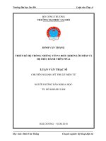 LUẬN VĂN THIẾT KẾ HỆ THỐNG NHÚNG VỚI VI ĐIỀU KHIỂN LÕI MỀM VÀ HỆ ĐIỀU HÀNH TRÊN FPGA