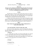 Đề cương báo cáo rà soát, sắp xếp mạng lưới cơ sở giáo dục