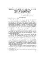 KHẢO SÁT CÁC HÌNH THỨC BIỂU ĐẠT SO SÁNH TRONG TIẾNG HÁN HIỆN ĐẠI (LIÊN HỆ VỚI TIẾNG VIỆT NHẰM MỤC ĐÍCH GIẢNG DẠY)