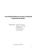 Trẻ em đường phố đồng tính, song tính và chuyển giới tại thành phố Hồ Chí Minh