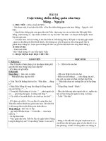 Giáo án Lịch sử 4 bài 14: Cuộc kháng chiến chống quân xâm lược Mông  Nguyên