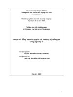 Chuyên đề: Tổng hợp các nguyên tắc áp dụng hệ thống gs1 trong ngành y tế