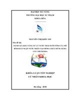 Đánh giá khả năng xử lý nước thải nuôi tôm của mô hình đất ngập nước nhân tạo dòng chảy đứng bằng cây chuối hoa