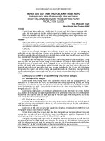 NGHIÊN CỨU QUY TRÌNH THU HỒI LIGNIN TRONG NƯỚC  THẢI DỊCH ĐEN CỦA CÔNG NGHIỆP SẢN XUẤT GIẤY