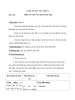 Giáo án Ngữ văn 12 tuần 30 bài: Nhìn về vốn văn hóa dân tộc  Trần Đình Hượu