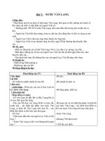 Giáo án Lịch sử 4 bài 1: Nước Văn Lang